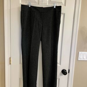 Ann Taylor Signature Pants in Dark Heather Grey size 14